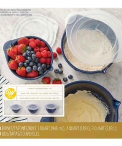 SET DE 3 BOLES CON TAPA - WILTON