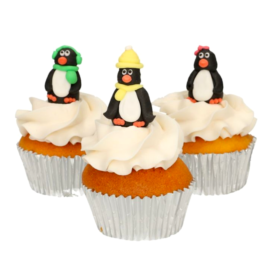 DECORACIONES DE AZUCAR (3D) FUNCAKES - PINGÜINOS 3 DECORACIONES DE AZUCAR (3D) FUNCAKES - PINGÜINOS - Imagen 3