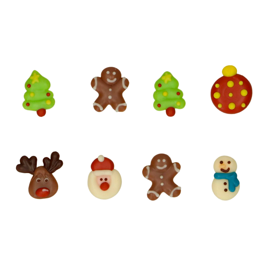 DECORACIONES DE CHOCOLATE FUNCAKES - NAVIDAD 2 DECORACIONES DE CHOCOLATE FUNCAKES - NAVIDAD - Imagen 2