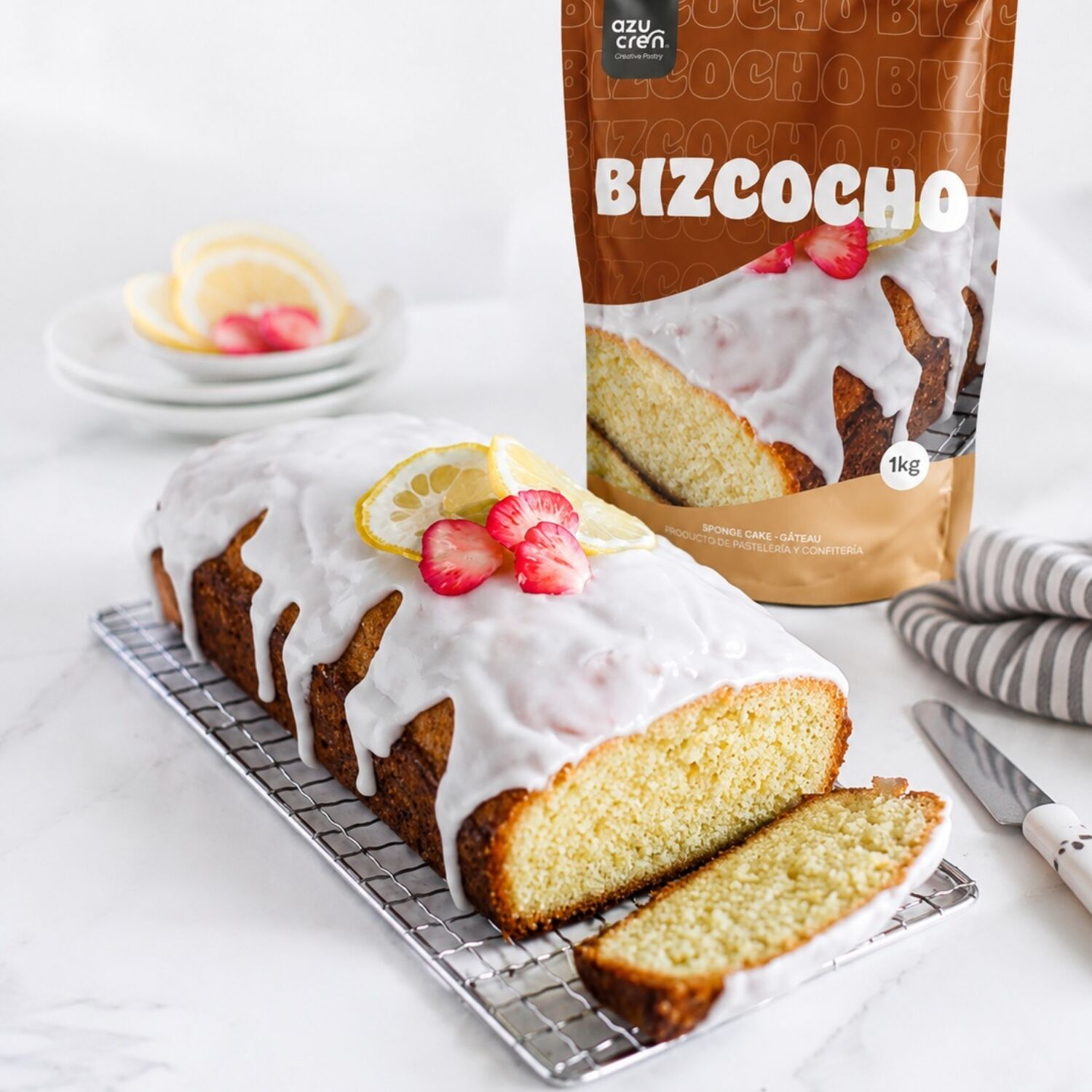 PREPARADO DE BIZCOCHO AZUCREN - 1 KG 2 PREPARADO DE BIZCOCHO AZUCREN - 1 KG - Imagen 2