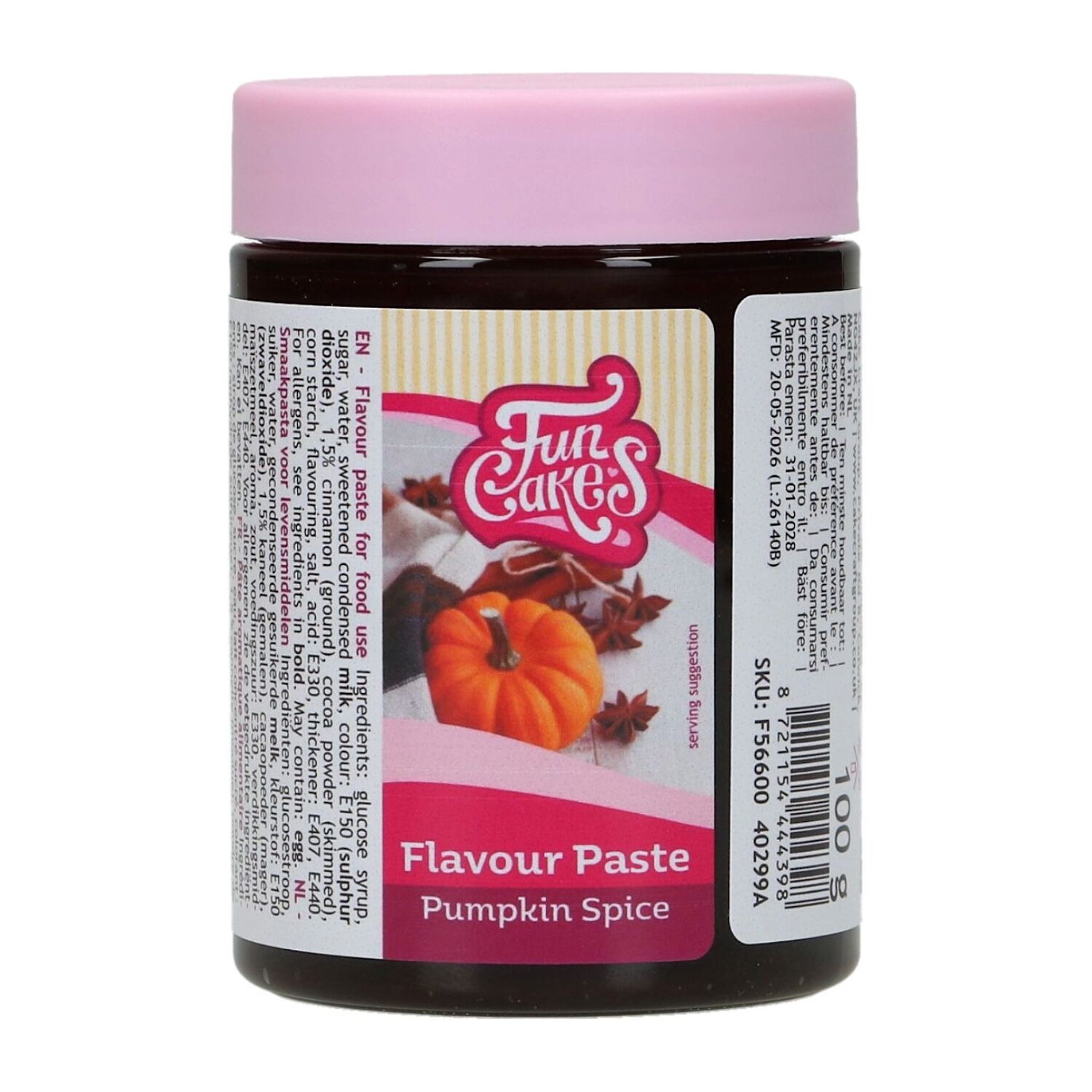 AROMA EN PASTA FUNCAKES - PUMPKIN SPICE (100 G) 1 AROMA EN PASTA FUNCAKES - PUMPKIN SPICE (100 G)
