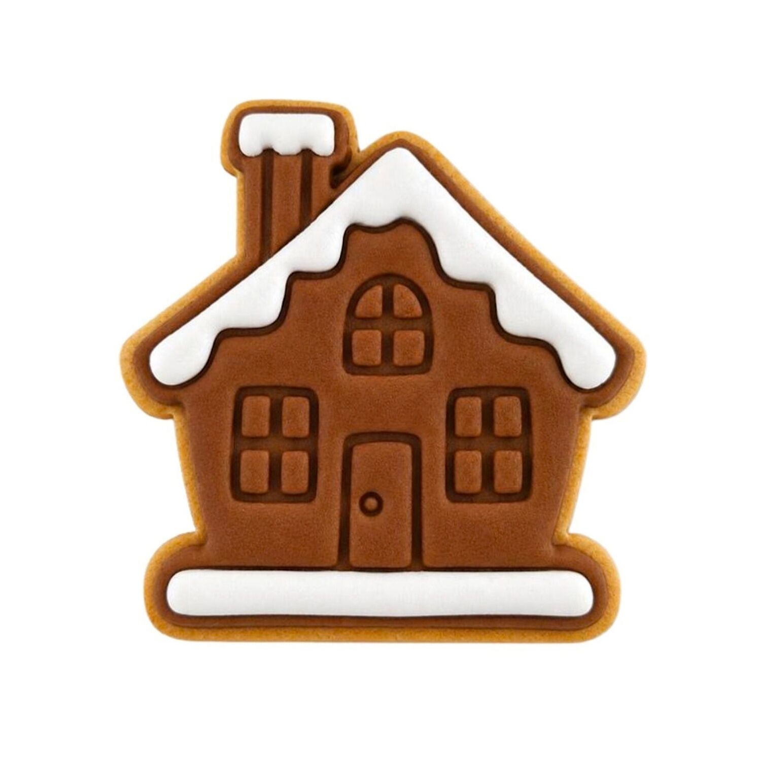 CORTADOR DE GALLETAS CON SELLO CASA DE JENGIBRE (7,5 CM) – WILTON 2 CORTADOR DE GALLETAS CON SELLO CASA DE JENGIBRE (7,5 CM) – WILTON - Imagen 2