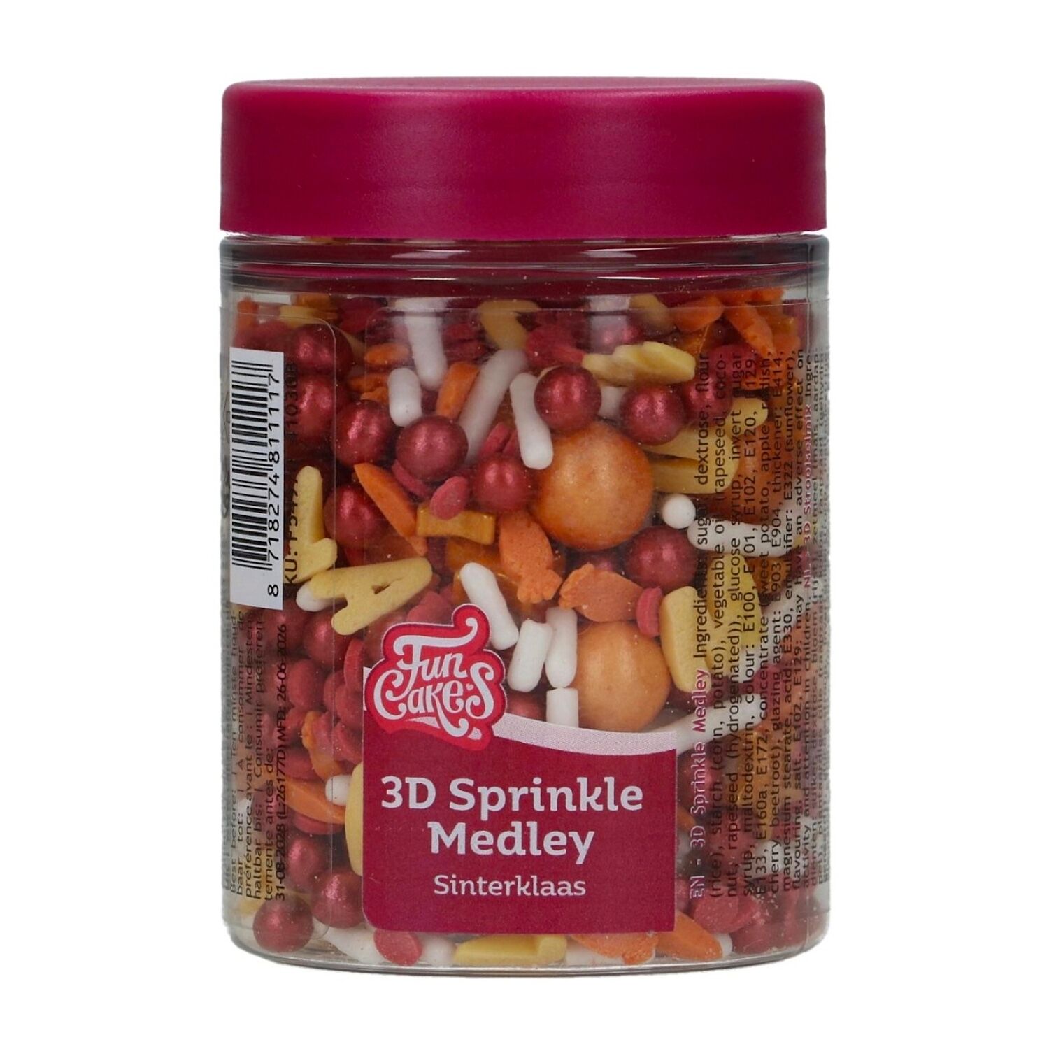 SPRINKLES 3D FUNCAKES - SAN NICOLAS (70 G) 2 SPRINKLES 3D FUNCAKES - SAN NICOLAS (70 G) - Imagen 2