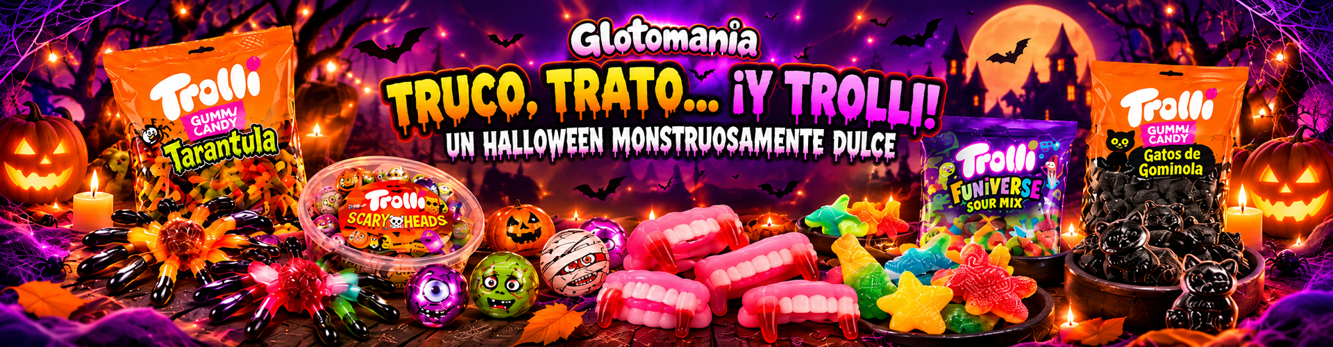 Banner de Glotomania de Halloween