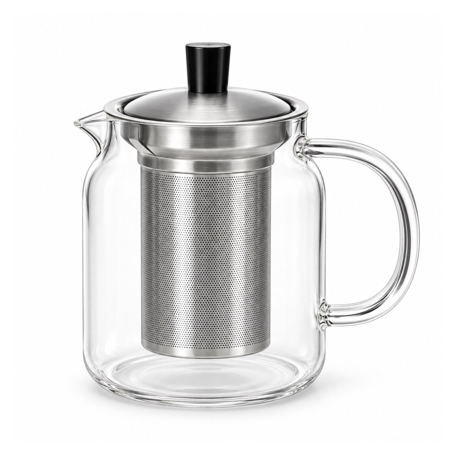 TETERA DE VIDRIO SAMADOYO CON FILTRO DE ACERO INOXIDABLE - 700 ML 1 TETERA DE VIDRIO SAMADOYO CON FILTRO DE ACERO INOXIDABLE - 700 ML