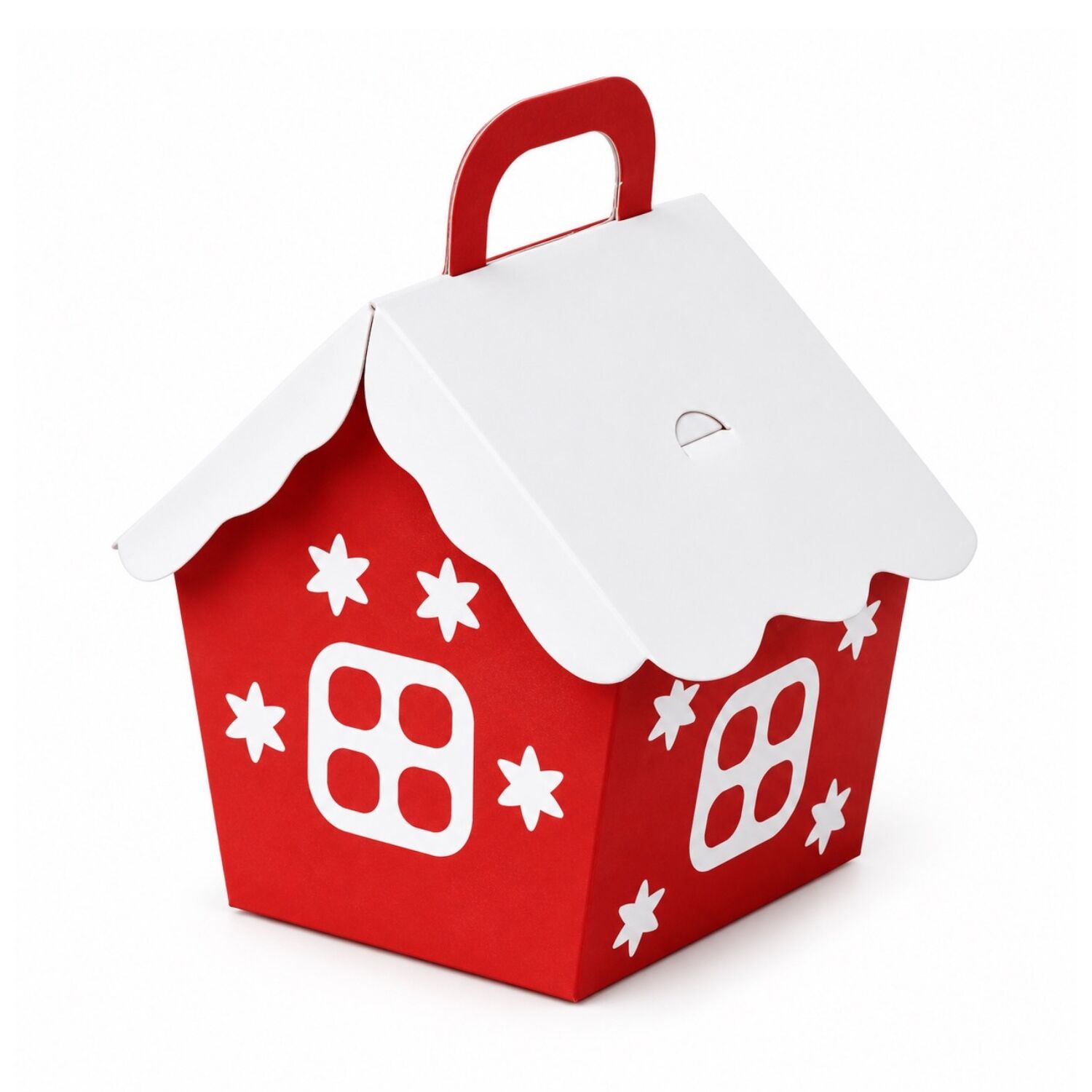 CAJAS CASITA NAVIDAD CON ASA PARA DULCES Y REGALOS (25 U) - MOPEC 1 CAJAS CASITA NAVIDAD CON ASA PARA DULCES Y REGALOS (25 U) - MOPEC